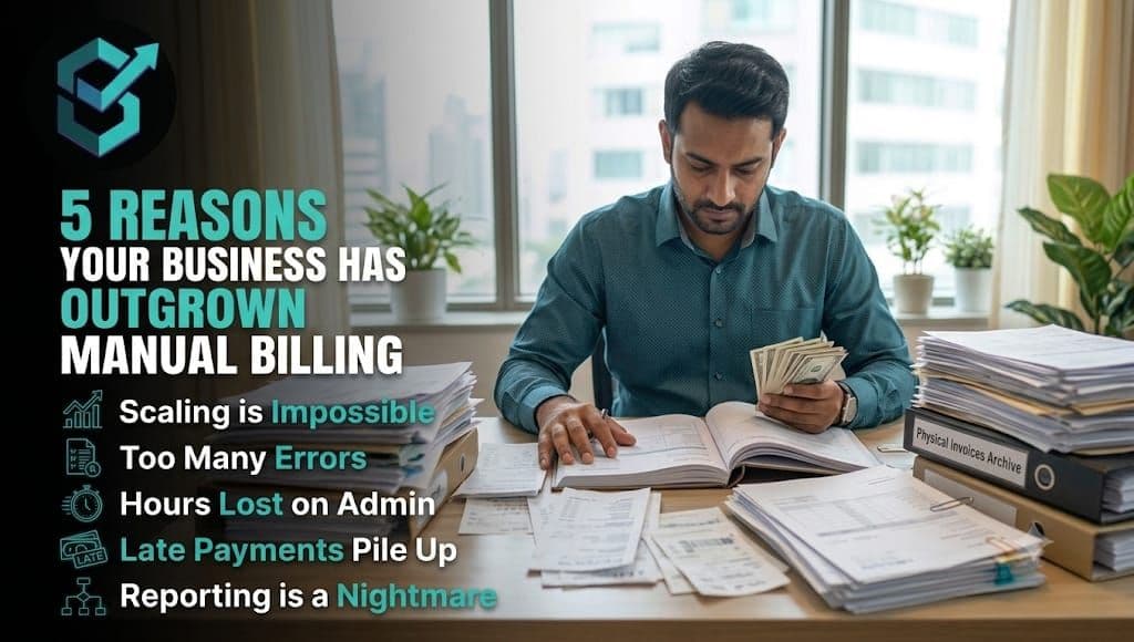 5 Signs Your Small Business Has Outgrown Manual Billing