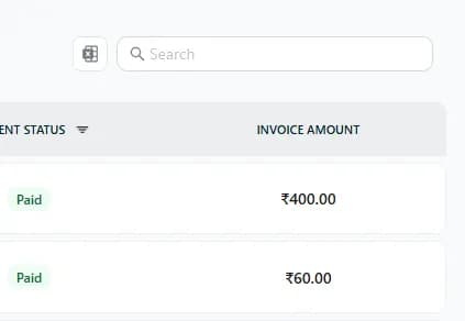 Cash Transfer modal