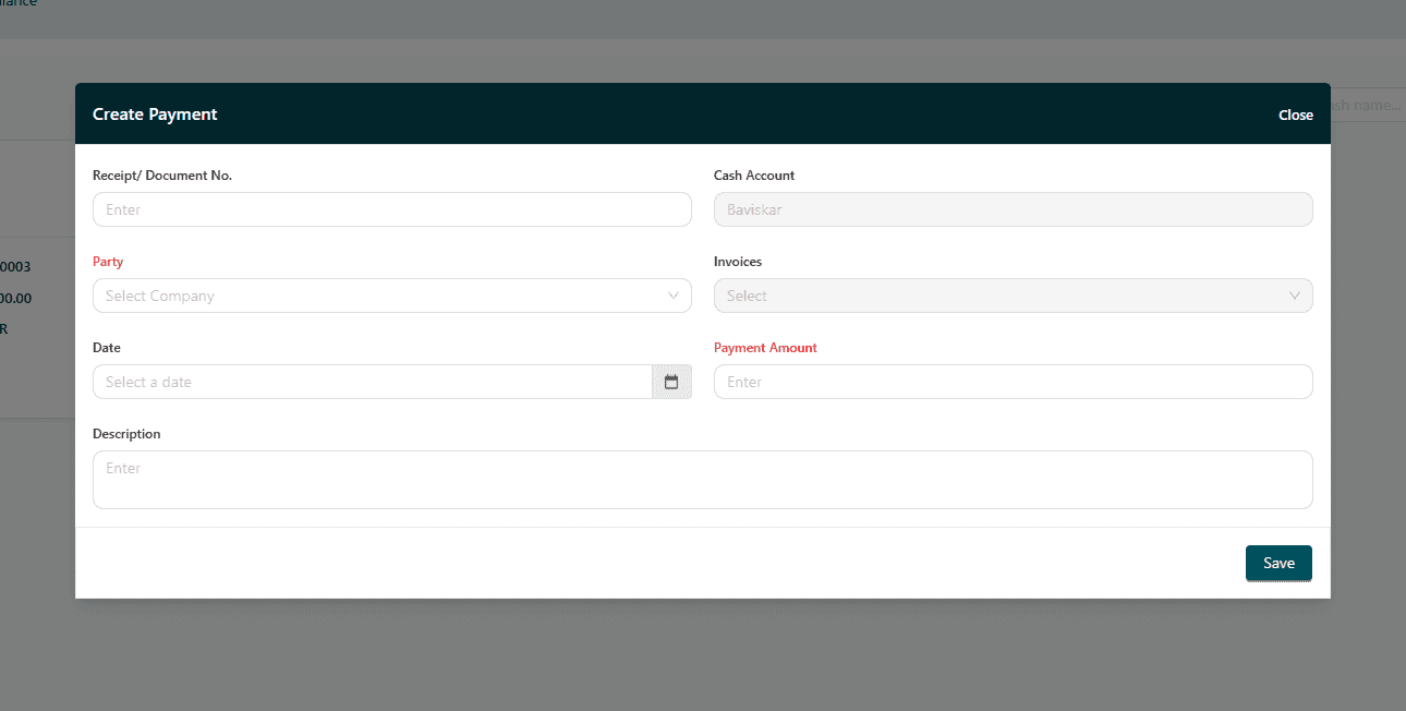 Columns & status filters