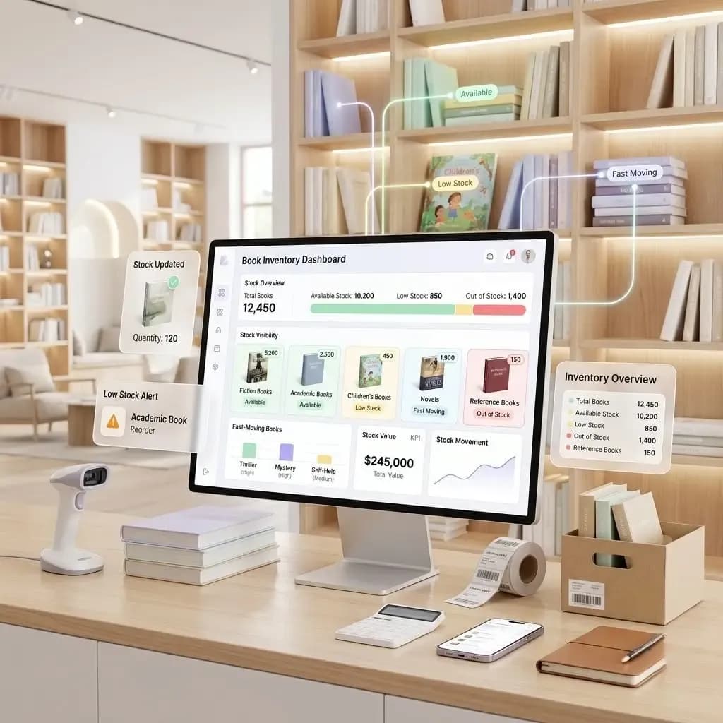 Manage Book Inventory with Better Stock Visibility