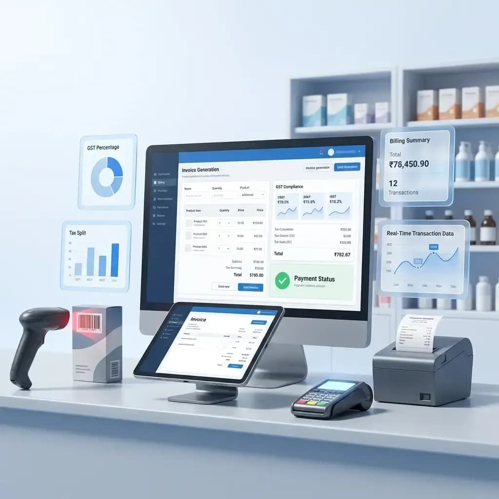 Faster Billing with Barcode POS & GST Automation