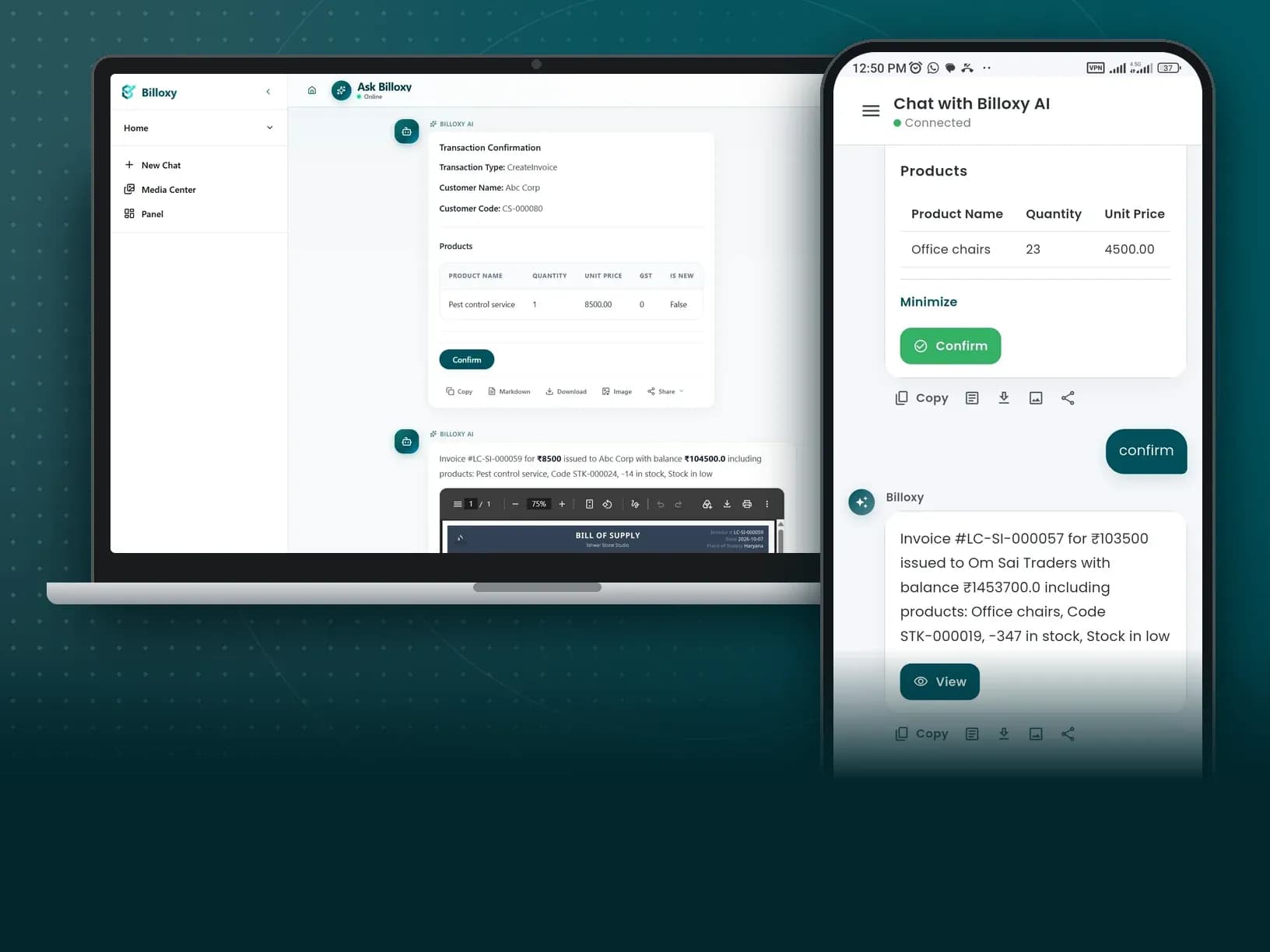 Create Invoice